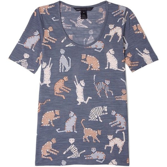 Marc Jacobs Tops - Marc by Marc Jacobs Cat Print Shirt